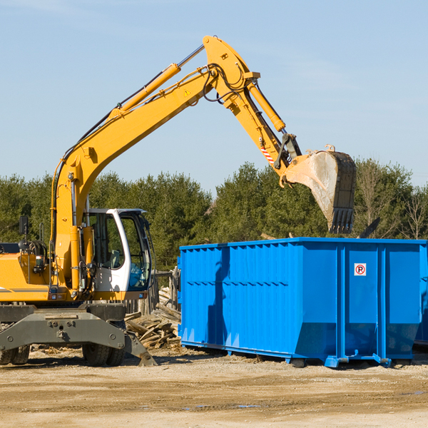 can i choose the location where the residential dumpster will be placed in Leadington